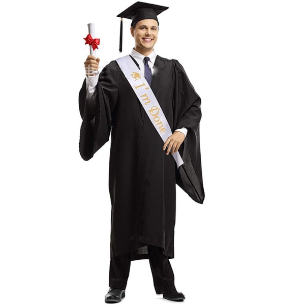 1 st. Graderad Satinexamenspresenthalsband