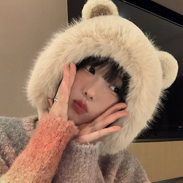 Pullover Hue Lei Feng Hat HVID white