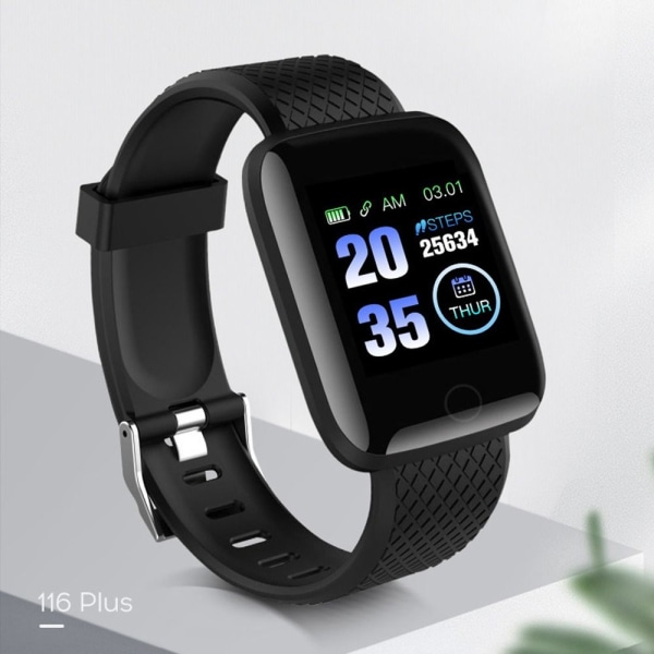 Sport Smart Watch Armbånd Vandtæt SORT black