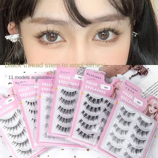 5 paria/laatikko Fluffy tekoripset Tekoripset Y07 Y07 Y07