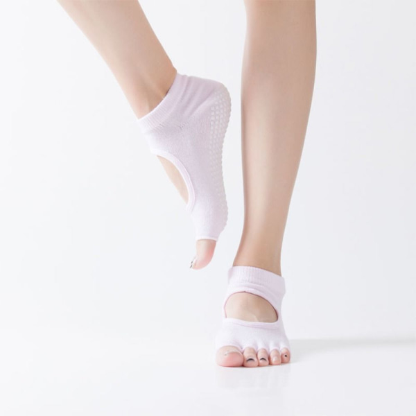 Varpaattomat sukat Half Toe Socks VAALEANHARMAA light gray