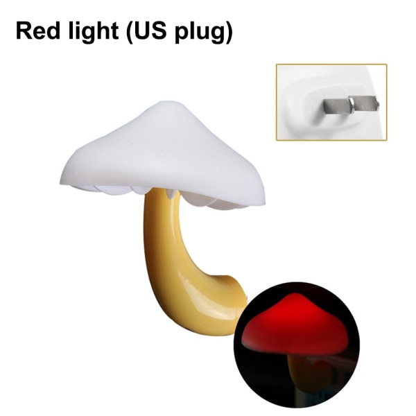 LED-lampor Mushroom Night Light 3 3 3