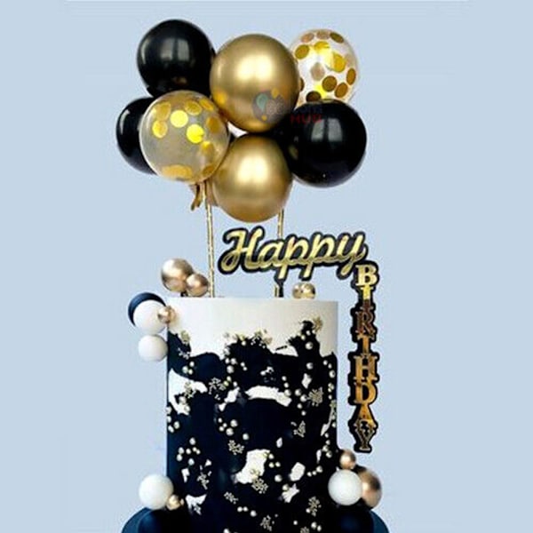 Balloon Cake Topper Syntymäpäivälapset 3 3 3