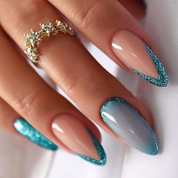 24stk False Nails Long Mandel W632 W632 W632