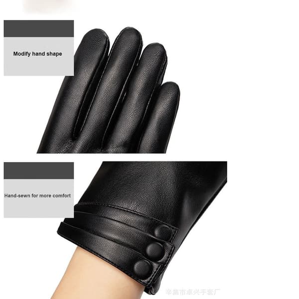 PU Læderhandsker Touch Screen Handsker M M M
