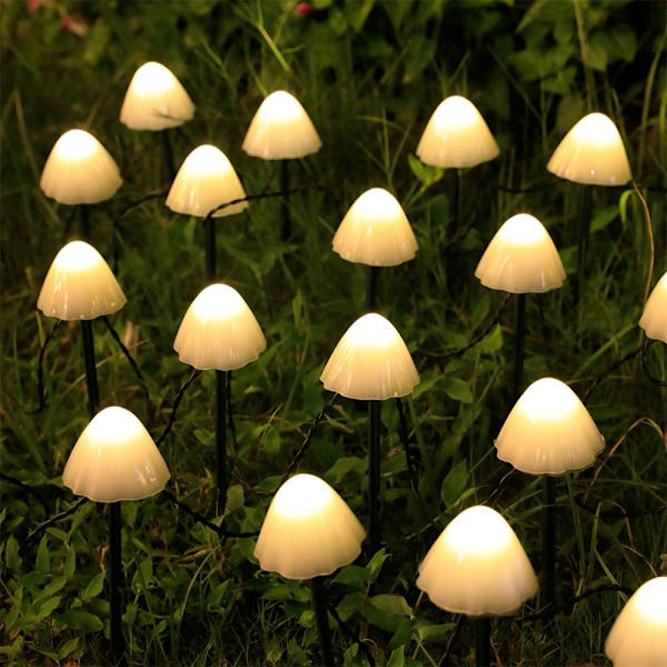 Mushroom Fairy Light Fairy String Lights WARM WHITE-3.8M12LED Warm White-3.8M12LED