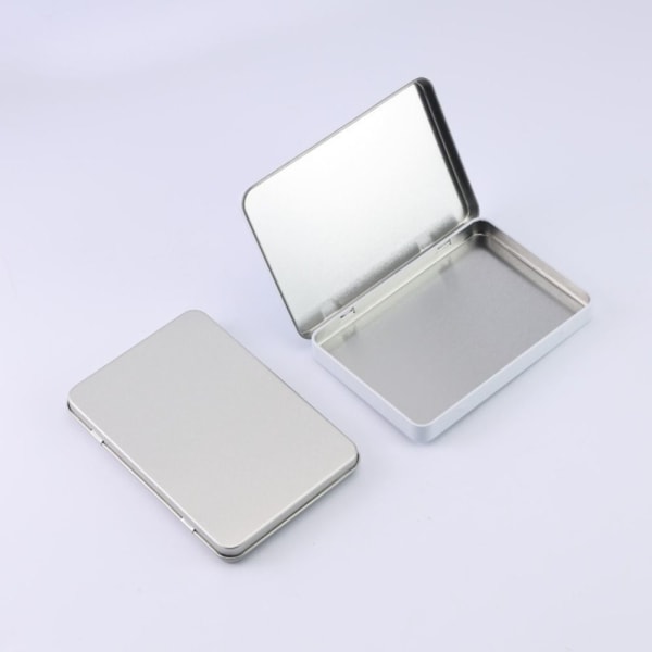 2 kpl Metallinen suorakaiteen muotoinen säilytyslaatikko, rautainen säilytyslaatikko 1 kpl 1 kpl 1 pc