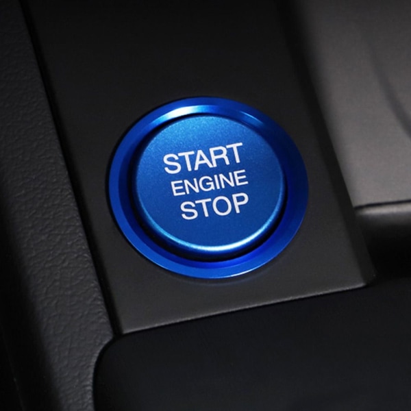 Startknapp-klistremerker Nøkkelring Deksel RØD STARTPLATE Red Starter patch-Starter patch