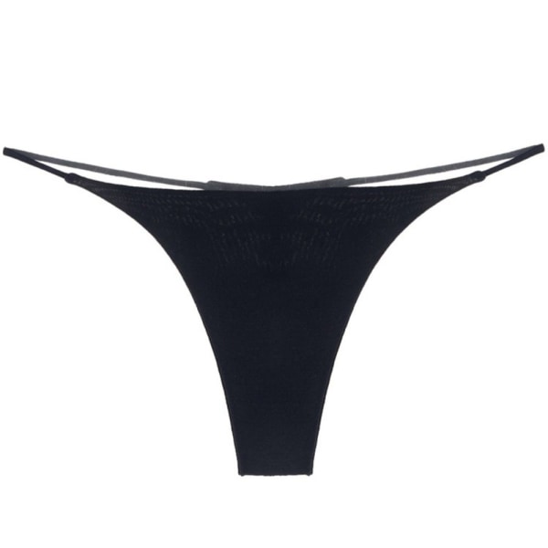 Truser for kvinner Sexy Thong BLACK M black M