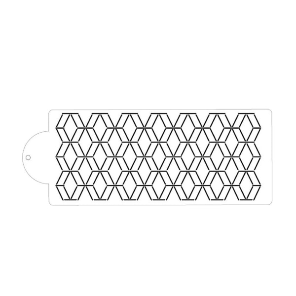 3 Stk Kage Mesh Stempler Stencils Prægning 4 4 4
