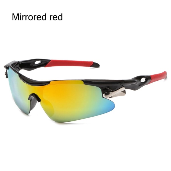 Sportsolglasögon för män Solglasögon SPEGEL RÖD SPEGEL RÖD Mirrored red