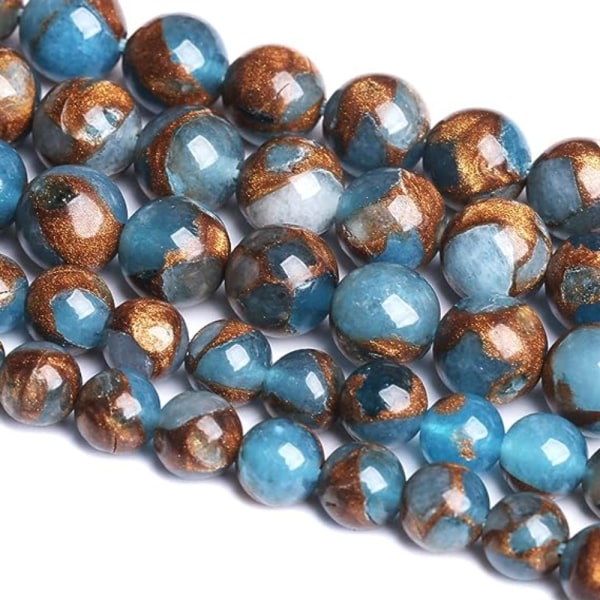 63 kpl Lake Blue Cloisonne Craft Spacer Loose Beads Blue