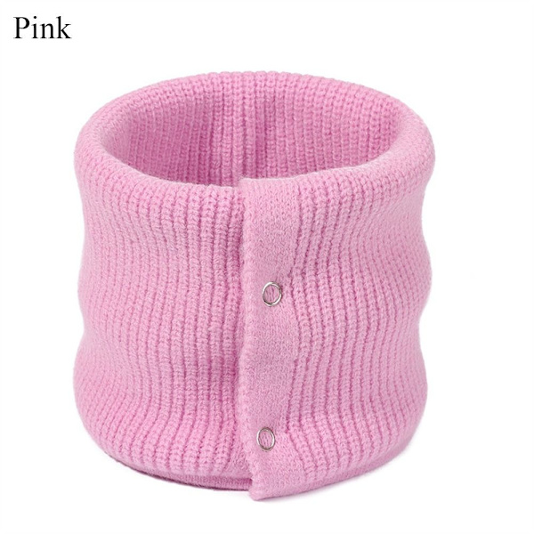 Strikket Neck Gaiter Neck Warmer PINK pink