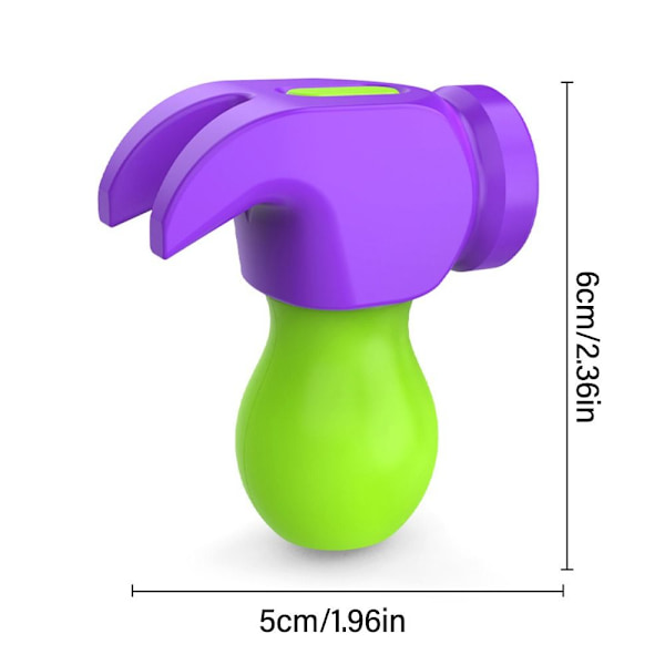 5ST Gravity Carrot Toy Dekompressionsleksak 02-LILA&GRÖN 02-Purple&Green