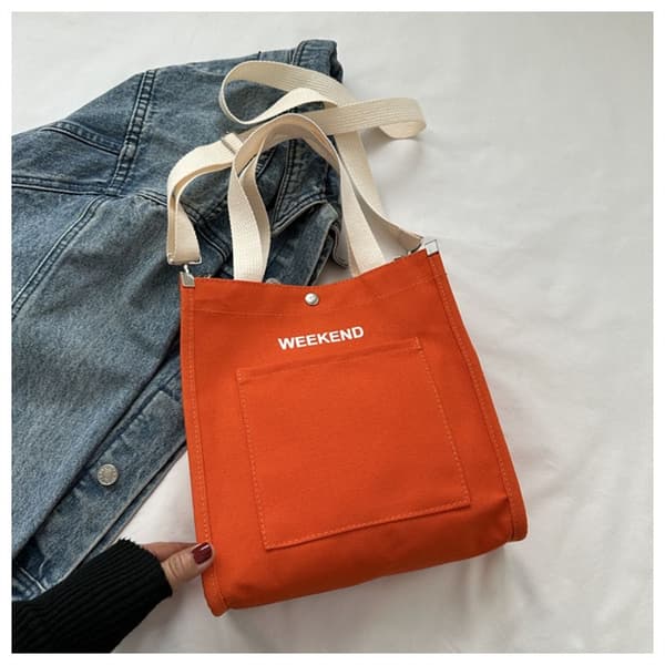Skulderveske Messenger Bag ORANGE orange