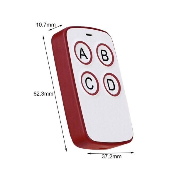 Switch Controller Cloning FOB Remote PUNAINEN Red