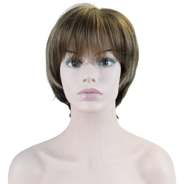 Med Bangs Mommy Wig Varmebestandig
