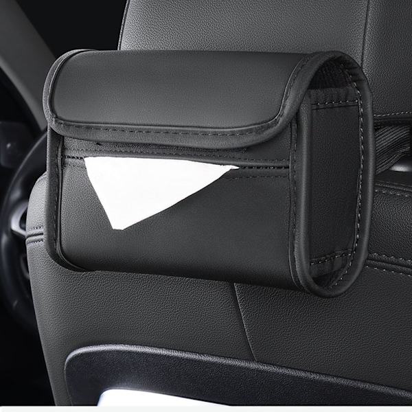 Bil Tissue Box Hållare Bil Center Console Armstöd Servett Box Beige
