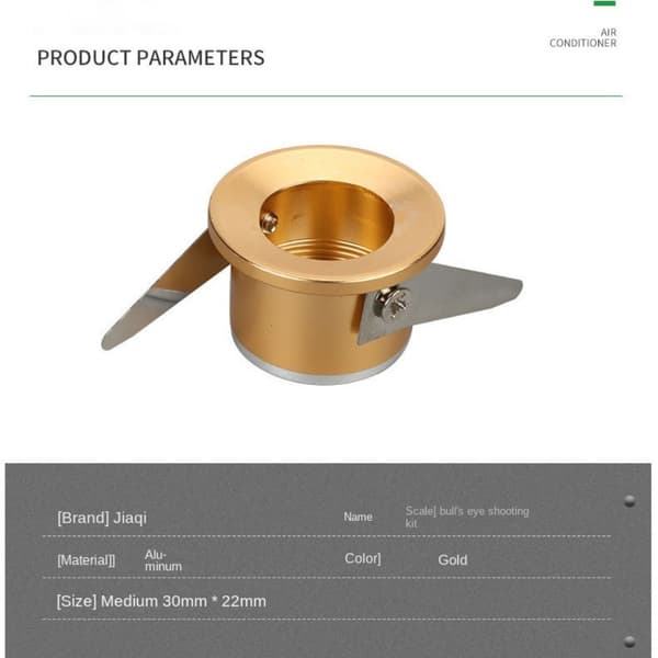 Embedded Holder Spot Lamp Shell GULD gold