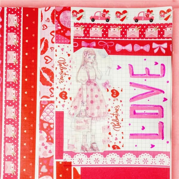 10st/ set Washi Tape klibbigt papper