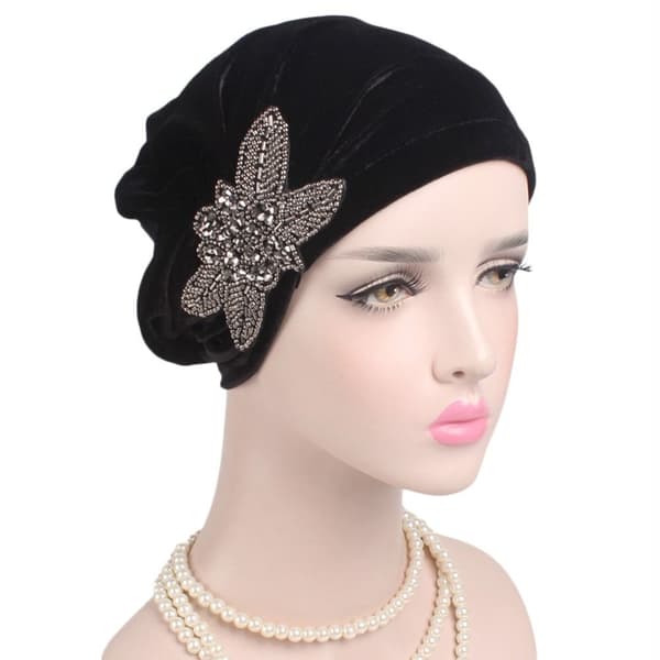 Turban Hat Blød Bonnet GRØN green