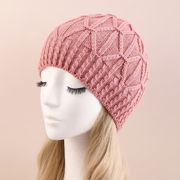 Cuff Knit Beanie Knitting Cap Hattu VAALEANHARMAA light grey