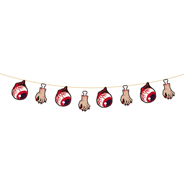 Halloween Banner Bagtæppe Dekor Pendant C C C