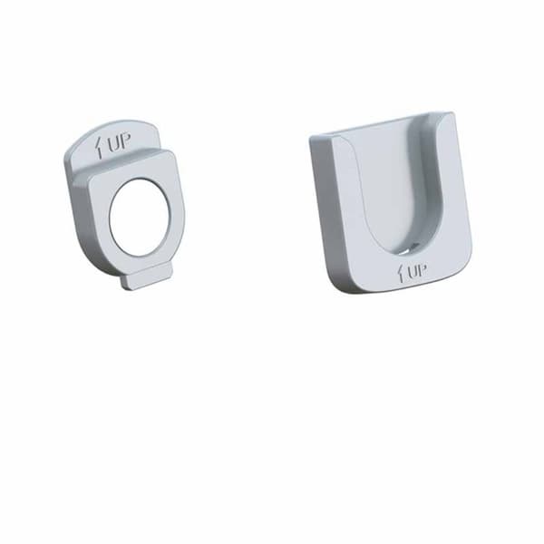 4 kpl Magneettiset koukut Kaukosäätimen pidike HARMAA grey