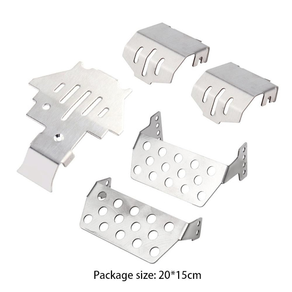 Chassis Armor Axle Protector TRX4 Protector Skid Plate 5pcs