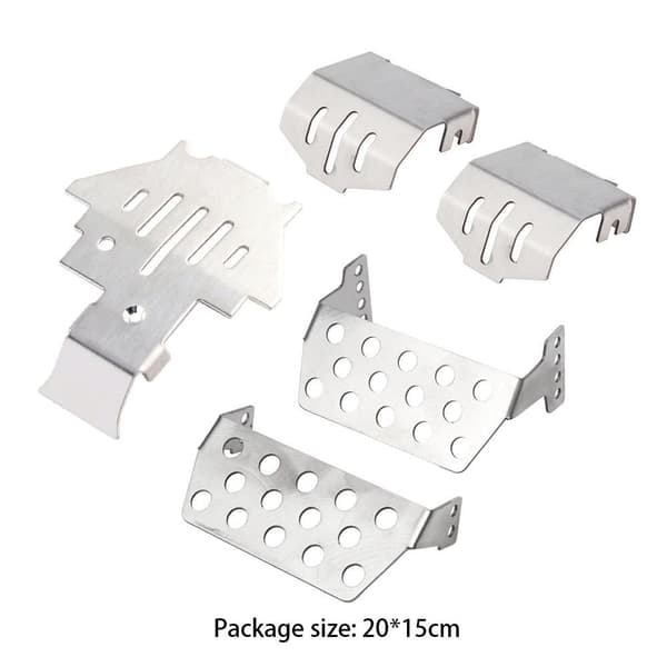 Chassispansaraxelskydd TRX4-skyddsskidplatta 5pcs