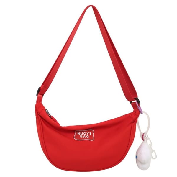 Dumpling Bag Messenger Bag PUNAINEN red