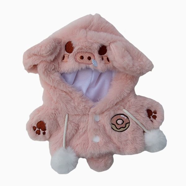 Nuken päällystakki Miniatyyri karvaiset asut 10cm-PIGGY 10cm-PIGGY 10cm-piggy