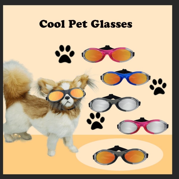 Justerbara hundglasögon solglasögon