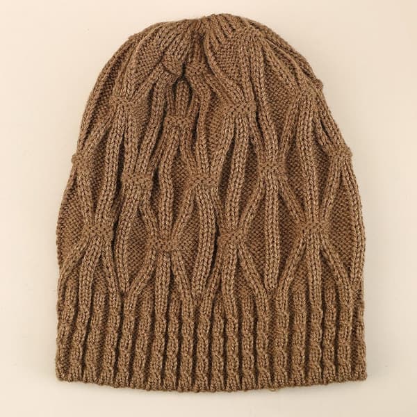 Cuff Knit Beanie Knitting Cap Hattu VAALEANHARMAA light grey