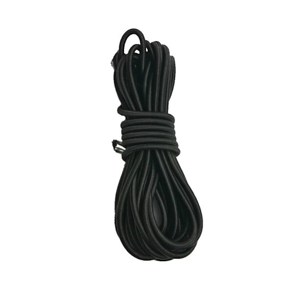 4 stk./sæt Elastisk Snor Stol Lænestol SORT black