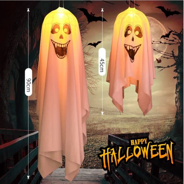 Halloween Lampe LED String Lights WHITE SMALL-SCREAM SMALL-SCREAM White Small-Scream-Small-Scream