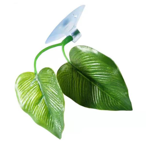 4 stk kunstige bladplanter akvarium