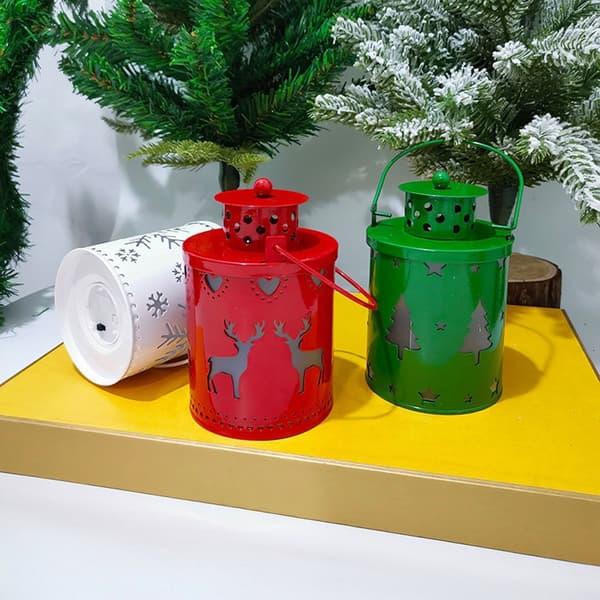 Julelys Led Vindlampe RØD Red