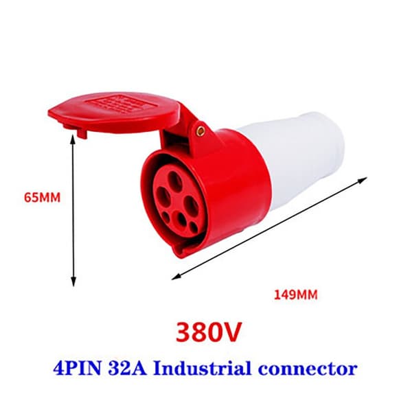 Industrial Plug and Socket -liitin 32A 32A 32A