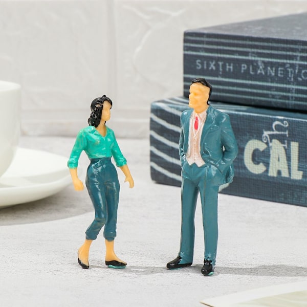 10 stk. Personfigurer Modelbygning Passagerer 1/30 1/30 1/30