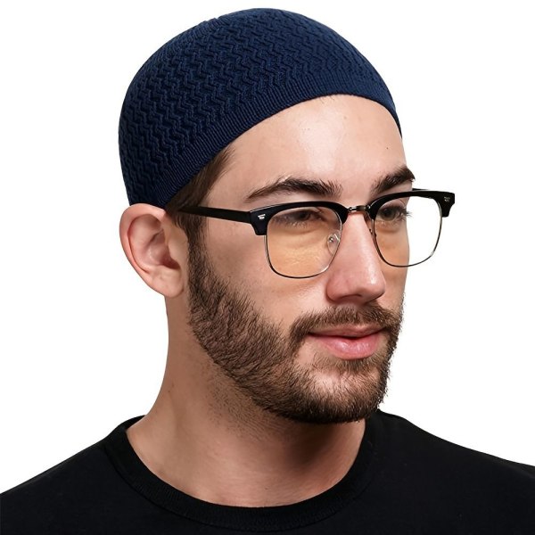 Muslim Cap Neulottu Hat ROYAL BLUE ROYAL BLUE