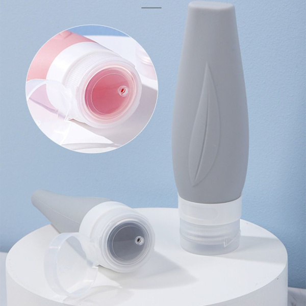Reseflaskor Påfyllningsbar flaska GRÅ 60ML 60ML grey 60ml-60ml