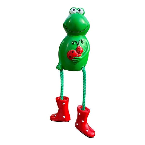 Froskepynt Dingler Statue RØD red