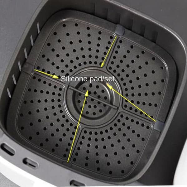 Airfryer Gummibuffertar Gummibuffertar 5 ST 5 ST 5Pcs