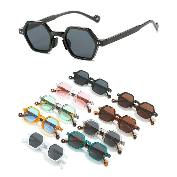 Polygon Square Solbriller Hexagon Shades C7 C7 C7