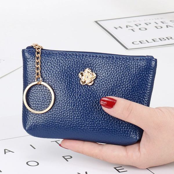 Vetoketjullinen lompakko Naisten Lompakko TUMMAN SININEN Dark Blue