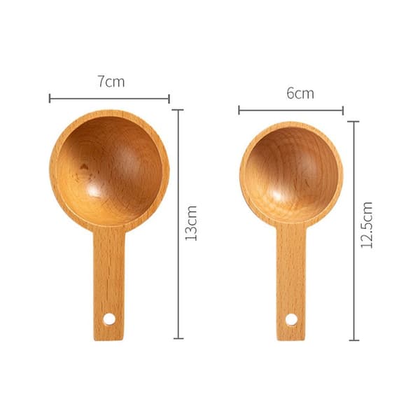 1/2/3 st mini träskedar mätskopa 45 ml (2 st) 45mL(2PCS)