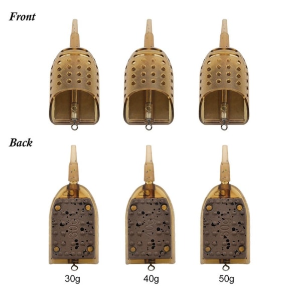 1/2kpl karppisyötti syöttihäkkikalastussyöttikorin pidike 30g2pcs
