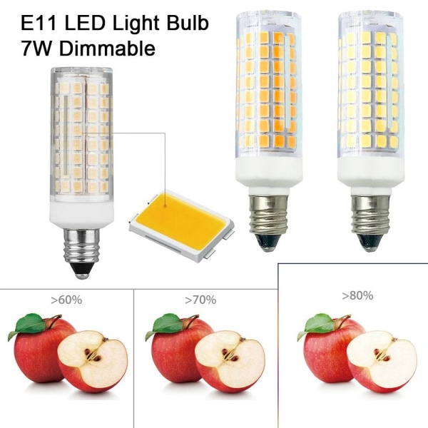 LED-lampa Majslampa VIT E11 10W 220V E11 10W 220V white E11 10W 220V-E11 10W 220V