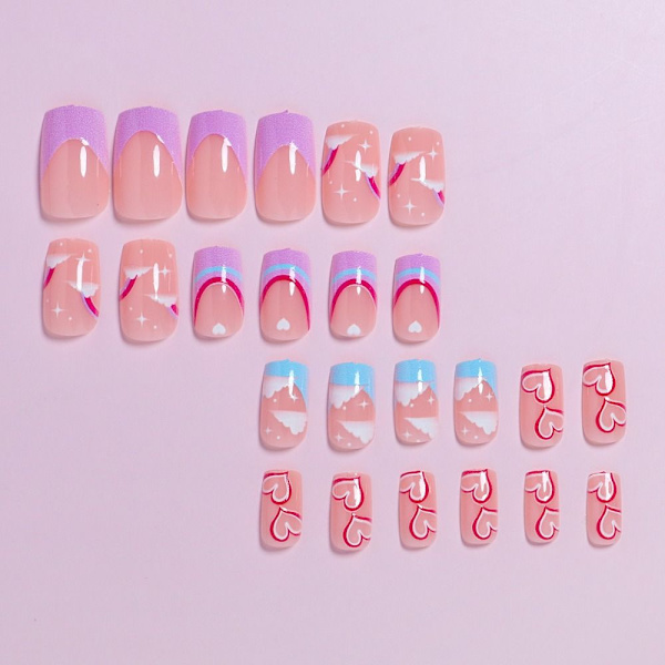 French Fake Nails False Nail 2 2 2